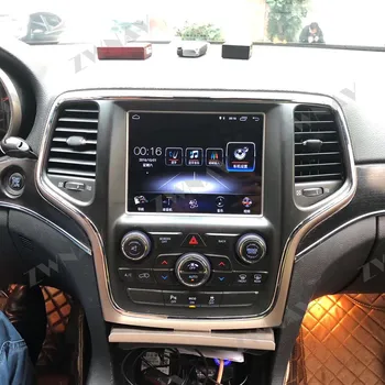 Tesla vertikálna maska Na JEEP Grand Cherokee Až 2020 Android 10 Auto Multimediálny Prehrávač, GPS Navigáciu, Rádio stereo Hlava Jednotky