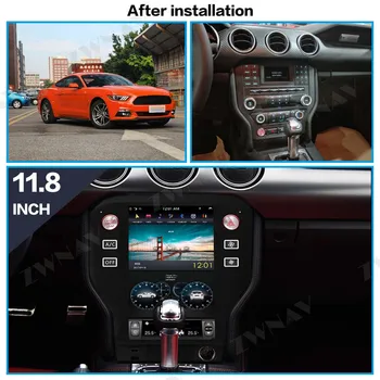 Tesla Štýl vertikálne obrazovke Android, 9.0 Auto Multimediálny Prehrávač Pre Ford Mustang-2019 GPS Navi Rádio Audio stereo hlava jednotky