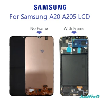 Test Pre Samsung Galaxy A20 LCD Displej A205F/DS A205GN/DS SM-A205FN/DS Lcd Displej Dotykový Displej Digitalizátorom. Montáž