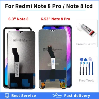 Testované Displej Pre Xiao Redmi Poznámka 8 Pro LCD Displej + Dotyk Digitalizátorom. Montáž Displeja Pre Redmi Note8 8 Pro LCD