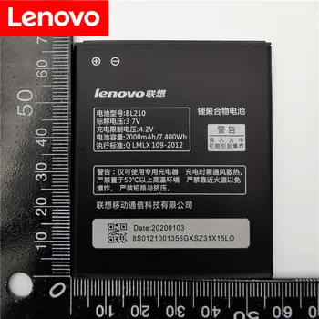 Testované, Originálne Kvalitné BL210 pre Lenovo A536 A606 S820 S820E A750E A770E A656 A766 A658T S650 Telefón Vymeniť batérie