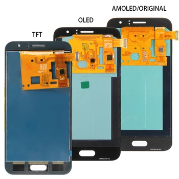Testované, originálne LCD AMOLED Pre Samsung Galaxy J1 2016 J120F J120DS J120 LCD Displej+Dotykový Displej Digitalizátorom. Montáž+Nástroje