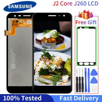 Testované, Originálne LCD Pre Samsung Galaxy J260 Displej J2 Core J260 Dotykový LCD Displej Digitalizátorom. Montáž S Darček