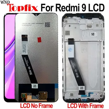 Testované Pre Xiao Redmi 9 LCD Displej A Dotyková Obrazovka Montáž Opravy Dielov Pre Redmi 9 LCD M2004J19G S Nástrojmi