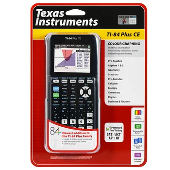 Texas Instruments TI-84 PLUS CE Programovanie Grafická Kalkulačka AP IB SAT Medzinárodné Skúšky Počítača
