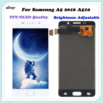 TFT/OLED Lcd Displej Pre Samsung Galaxy A510F A5 2016 Screen Dotknite sa položky Montáž Displej Pre Samsung A510F Digitalizátorom. Upraviť Svetlé