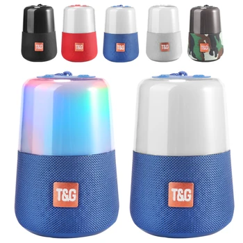 TG168 Prenosný Bluetooth Reproduktor Farebné LED svetlo Nepremokavé Stĺpec Bezdrôtový Reproduktor Stereo Subwoofer Podpora Hlasového Hovoru Audio