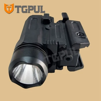 TGPUL Red Dot Laserový Zameriavač Taktické Airsoft Zbraň Baterka Combo LED Taktické zbrane Pochodeň pre 20 mm Železničnej Glock 17 19 18C 24 P226