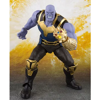 Thanos Obrázok SHF Thanos Figuarts PVC Akčné Figúrky Hračky, Bábiky na Vianočný Darček k Narodeninám