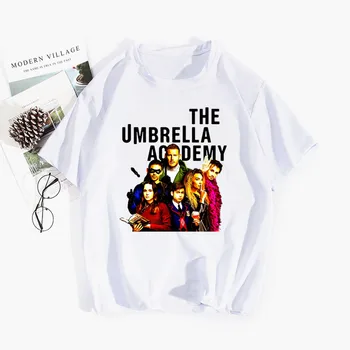 The Umbrella Academy Cha-Cha Diego Vanya Luther T-shirts Ženy, Topy, Tričká Krátky Rukáv Bežné Tričko Streetwear Vtipné Tričko Top