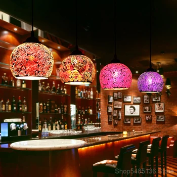 Tiffany Mozaikové Sklo Led Prívesok Svetlo Art Deco Jedáleň Svetlo Obývacia Izba, Spálňa Lampa Moderného Cafe Bar Ostrov Svietidlo