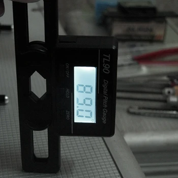 TL90 Digitálne Ihrisku Rozchod LCD Podsvietenie Displeja Čepele Uhlové Meranie Nástroj Nové