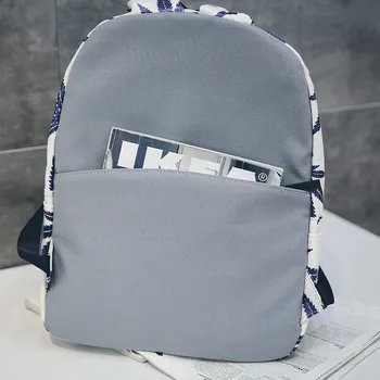 Tlač žien a mužov batoh, Veľká kapacita Flitrami listy, školské tašky pre dospievajúcich notebook bagpack žena cestovná taška Daypack