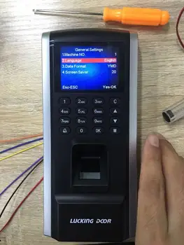Tlačidlá, fingerprint access control dochádzke RFID biometrický prístup TCP / IP port USB 125KHZ systém kontroly Prístupu Y-08