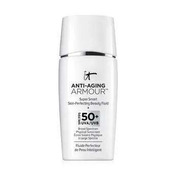 To Kozmetika Anti-Aging Zbroji Super Smart Skin Perfecting Krásy Tekutiny SPF 50+ Krém na opaľovanie Foundation Primer make-up