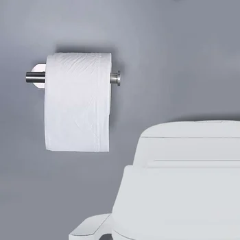 Toaletný Papier Háčik Držiak Na Stenu Mount Nehrdzavejúcej Kúpeľňa Roll Tkaniva Rack Záchodové Hrdzu Dôkaz Wc Tkaniva Zavesenie Skladovanie Háčik