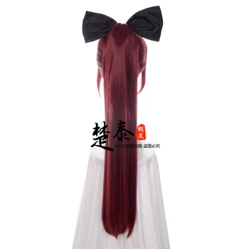 Tokio Anime Puella Magi Madoka Magica ženy Sakura Kyouko cosplay parochňu Sakura Kyoko tmavo červené dlhé vlasy cope, parochne, kostýmy