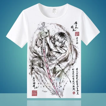 Tokio Vlkolak vytlačené anime Tokio Vlkolak tričko oblečenie Ken Kaneki krátke rukáv Tokio Vlkolak T-shirt mužov tričko