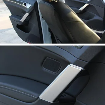 Tonlinker Kryt Nálepka pre VW GOLF 2018 Auto Styling, 4 KS Nerezových Interiérových dverí Auta Opierkou Dekorácie Kryt nálepky