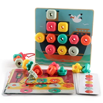 ToP SVETLÉ Rainbow Zásobník Triedenie Poľa korálkové mozaiky tvar kognitívne Deti Vzdelávanie a vzdelávacie Hračky Pre Deti, 36M+