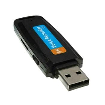 Top U-Disk Digitálne Audio Hlasový Záznamník Pero, Nabíjačka, USB Flash Disk, Až 32 gb Mini SD TF Vysokej Kvality