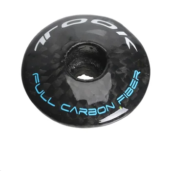 TOSEEK Uhlíkových Vlákien Požičovňa Headset Top Spp Kmeňových Kryt Bicykli Časti 6 g Skrutky 28.6 mm ( 1 1/8