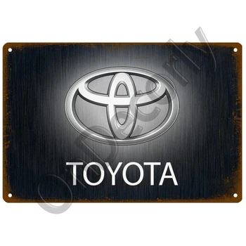Toyota Auto Doska, Kov Vintage Tin Prihlásenie Pin Up Ošumelé Elegantný Dekor Kov Znamení Retro Bar Dekorácie Kovové Plagát Pub Plechu