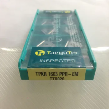 TPKR1603PPR-EM TT8020 Originálne TAEGUTEC karbidu vložka s najlepšou kvalitou 10pcs/veľa doprava zadarmo