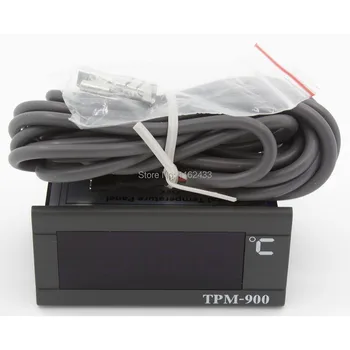TPM-900 digitálna LED teplomer AC 220V flush digitálne teplota panel meter s snímača vhodné pre chladiace skrine