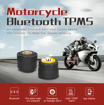TPMS Senzor Tlaku v Pneumatikách TPMS Motocykel, Auto, Auto Externých Snímačov pre Android IOS tpms Monitorovací Systém tmps tlaku v pneumatikách