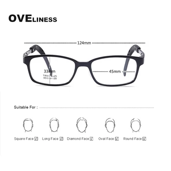 TR90 krátkozrakosť, optického skla a rámu chlapec dievča Predpis okuliare deti mäkké okuliare priehľadné číre okuliare deti