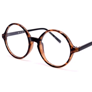 TR90 Transparentné Okrúhle Okuliare Muži Ženy Vintage Retro Nadrozmerné Okuliare Optické Predpis Rám Jasné, Malé Okuliare Gafas