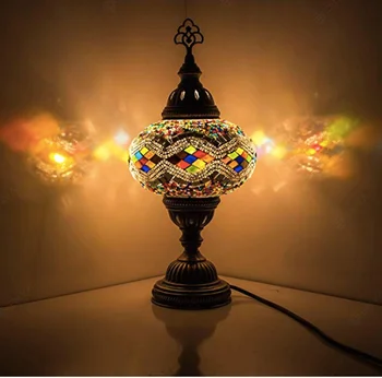 Turecký Mozaiky lampa labutí krk Marrakech, Maroko lampa sklo turecký svetlá Tiffany nočný stolík turecký lampa stola čítanie vyrobené