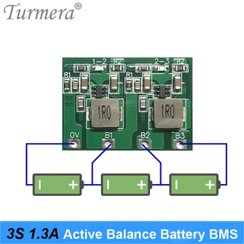 Turmera 1.3 Aktívny Ekvalizér Balancer 2S 3S 4S 8.4 V 12,6 V 18650 Li 32700 Lifepo4 Batérie Prenos Aktívne Saldo Rada BMS
