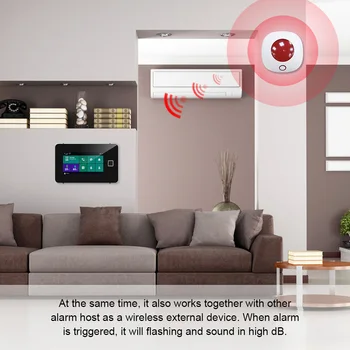 Tuya 433MHz WiFi Zabezpečenia proti Vlámaniu Systém S IP Kamera PIR Senzor Dverí Siréna Aplikácií, Ovládanie Inteligentných Domov Alarm Kit