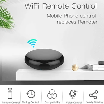 Tuya Smart WiFi IR Diaľkové ovládanie Bezdrôtové Infračervené Diaľkové ovládanie hlasom Kompatibilný so Alexa Domovská stránka Google Smart APP Život