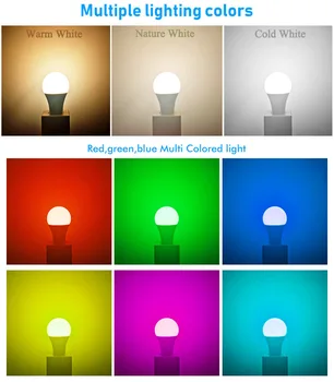 Tuya Smart Žiarovky WiFi 12w LED Žiarovka 15w E27 LED Lampa RGB+Biela+Teplá Biela Pracovať s Alexa Domovská stránka Google Stmievateľné Časovač APP