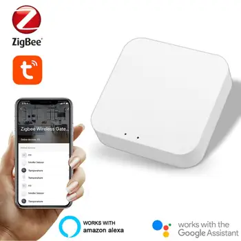Tuya Zigbee Most Smart Home Zigbee Bránou Hub, Diaľkové Ovládanie Zigbee Zariadenia Cez Inteligentný Život APP Pracuje S Alexa Domovská stránka Google