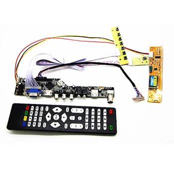 TV+HDMI+VGA+AV+USB+AUDIO TV LCD ovládač palube 14