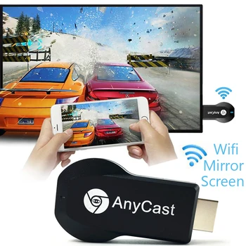 TV Stick 1080P Bezdrôtový WiFi Displej TV Dongle Prijímač pre AnyCast M2 Plus pre Airplay 1080P HDMI TV Stick pre DLNA Miracast