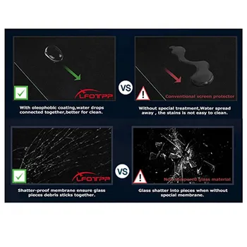 Tvrdené Sklo Navigáciu Infotainment Centrum Touch Screen Protector pre Chevrolet Cruze 2016-2018 7 Palec
