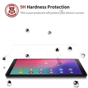 Tvrdené Sklo Ochranný Film Pre 2019 Samsung Galaxy Tab 10.1 SM-T510 SM-T515 Screen Protector, AntiScratch Obrazovke Ochrany