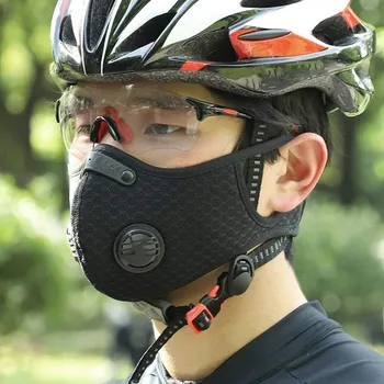 Tvár Ústa Maska Proti Prachu Proti Znečisteniu Maska Dych Ventil PM2.5 Aktivovaný Uhlíkovým Filtrom, Masku Na Tvár A Respirátor Ochranné Masky
