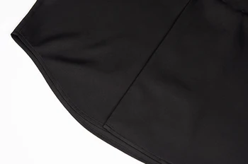 TWOTWINSTYLE Vintage Čierne Ženy Tričko Dlhý Rukáv V Krku Veľké Veľkosti Príležitostné Voľné Blúzky, Žena 2020 Jeseň Fashion Nový Štýlový