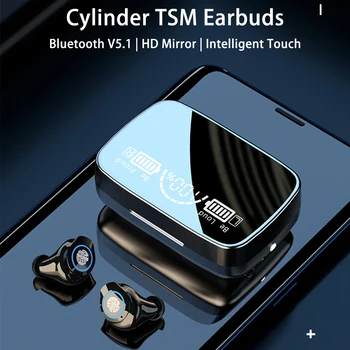 TWS Bezdrôtový Bluetooth Headset Dotyk Bluetooth Hands-free Športové Vodotesné Slúchadlá HIFI Stereo Šumu Slúchadlá zátkové chrániče sluchu