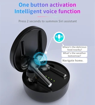 TWS Bluetooth 5.0 Slúchadlá Stereo Športové Bezdrôtové štupľov Dual Mic In-ear Headset Bluetooth Slúchadlá Pre Xiao Huawei iPhone