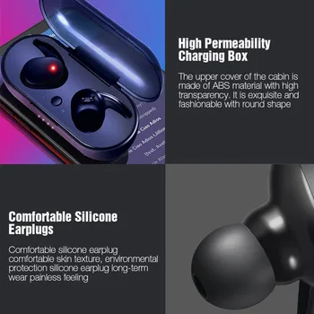 TWS4 Bluetooth Slúchadlá Nepremokavé Športové Slúchadlá Mini Business Headset Dotykové Tlačidlo Bezdrôtové Slúchadlá Pre Huawei Xiao Iphone
