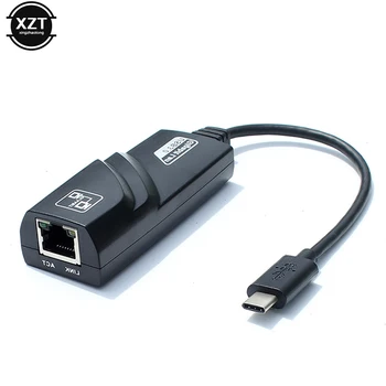 Typ C do RJ45 LAN Sieťové Karty Reverzibilné USB 3.1 Rozhranie USB (- C) RJ45 100/1000Mbps Gigabit Ethernet LAN Siete hot predaj
