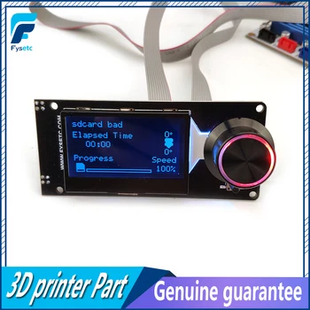 Typ D MINI12864LCD Biely Displej na čierne mini 12864 Inteligentný lcd Displej Podporuje Marlin DIY S SD Kartu, 3D Tlačiarne Diely