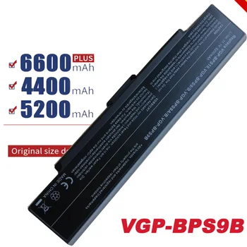 TÚV Black 6 bunky VGN-NR50 notebook batéria Pre Sony BPS9 BPS9/B VGP-BPS9 BPS9A/B VGP-BPL9 VGP-BPS9/B VGP-BPS10